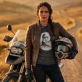 CAMIBUSO ANTITRANSPIRANTE PREMIUM PARA MOTOCICLISTAS Y CONDUCTORES, MUJER